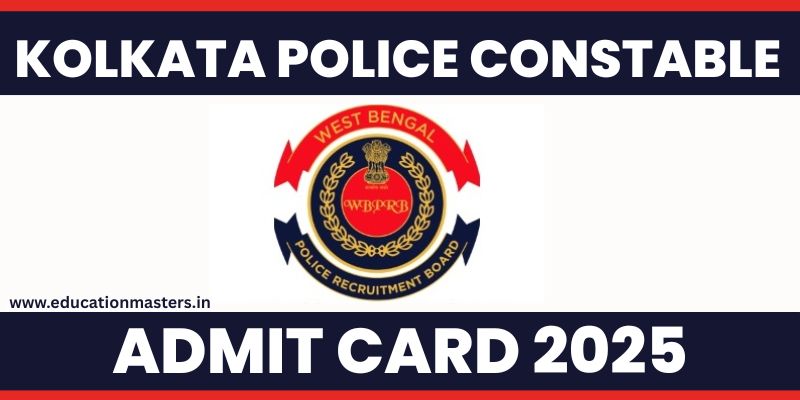 kolkata police constable admit card